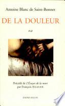 De la douleur
