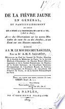 De la fièvre jaune en général