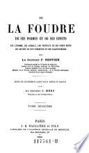 De la Foudre, de ses formes et de ses effets