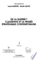 De la guerre?
