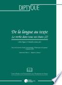 De la langue au texte