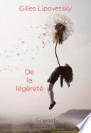 De la légèreté