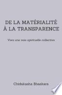 De la matérialité à la transparence