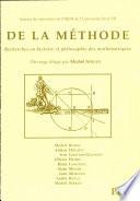 De la méthode