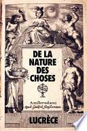 De la Nature des Choses