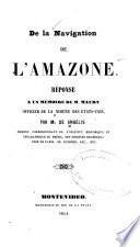 De la navigation de l'Amazone