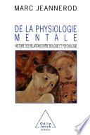 De la physiologie mentale