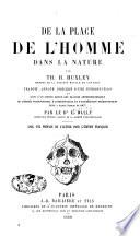 De la place de l'homme dans la nature