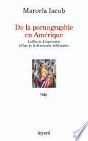 De la pornographie en Amérique