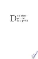 De la prose au cœur de la poésie