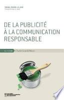 De la publicité à la communication responsable