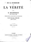 De la recherche de la vérité