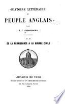 De la Renaissance à la guerre civile