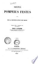 De la signification des mots