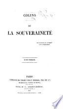 De la souveraineté