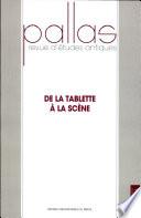 De la tablette à la scène