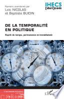 De la temporalité en politique