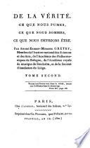 De la vérité