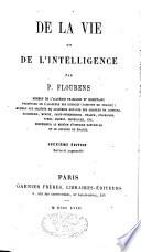 De la vie et de l'intelligence