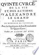 De la vie et des actions d'Alexandre le Grand