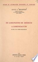 De Lorenzino de Médicis à Lorenzaccio