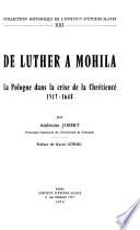 De Luther à Mohila