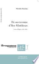 De ma terrasse d'Ibn-Khaldoun