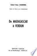 De Madagascar à Verdun