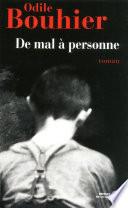 De mal à personne
