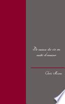 De maux de vie en mots d'amour