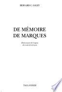 De mémoire de marques