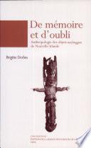 De mémoire et d'oubli