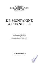 De Montaigne à Corneille