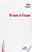 De Mots et d'Ecume