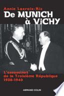De Munich à Vichy