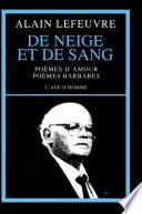 De neige et de sang
