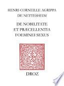 De nobilitate et præcellentia fœminei sexus