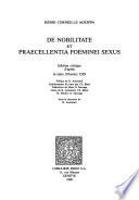 De nobilitate et praecellentia foeminei sexus