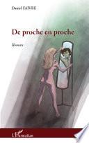 DE PROCHE EN PROCHE