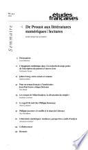 De Proust aux littératures numériques