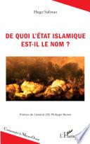 De quoi l'État islamique est-il le nom ?