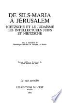 De Sils-Maria à Jérusalem