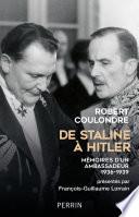 De Staline à Hitler