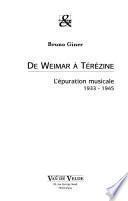 De Weimar à Térézine