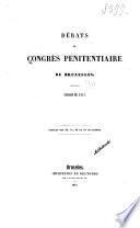 Débats du Congrès pénitentiaire de Bruxelles