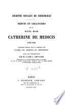 Debtes et créanciers de la royne mère, Catherine de Médicis