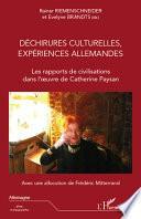 Déchirures culturelles, expériences allemandes