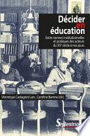 Décider en éducation