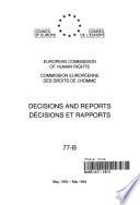 Decisions and Reports