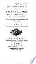 Déclaration de Rousseau, relative à M. le pasteur Vernes; Vision de Pierre de La Montagne; Lettres diverses